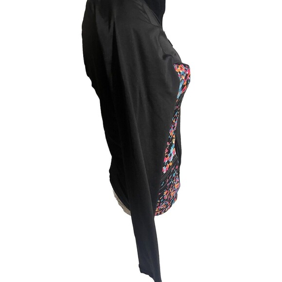 Disney Parks Minnie Mouse Black Polka Dot Zip Up Running Jacket Size Small - Picture 4 of 16